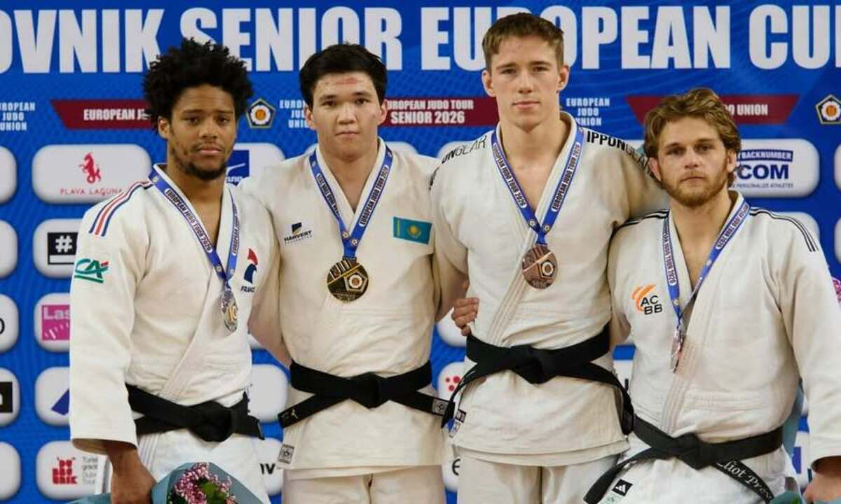 Казахстан завоевал три медали в первый день Кубка Европы по дзюдо