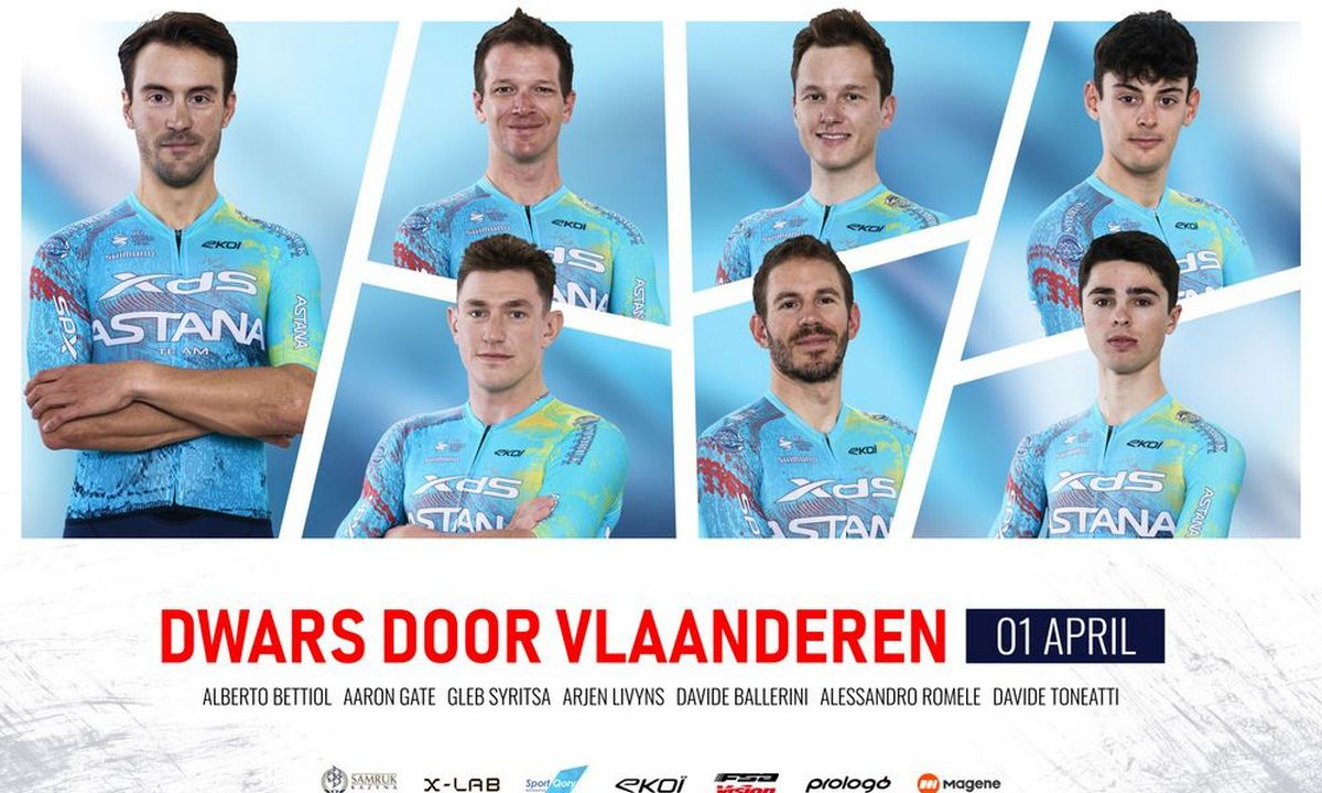 «Астана» объявила состав на гонку «Дварс доор Влаандерен»