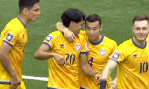 Казахстан забил на четвертой минуте решающего матча нового турнира ФИФА. Видео