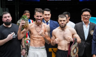 Казахстанский боксёр прошёл взвешивание перед боем за титул WBA