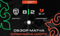 Видеообзор матча со счетом 8:2 в чемпионате Казахстана