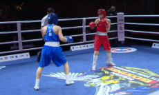 Казахстан победил Узбекистан в бою за медаль ЧА-2026 по боксу