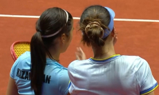 Казахстан вышел вперёд в матче с Канадой за путёвку на чемпионат мира