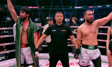 Судейским решением закончился бой Казахстан — Узбекистан