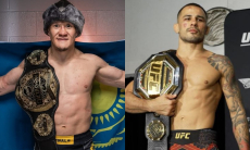 Жумагулов провел спарринг с экс-чемпионом UFC Пантожой