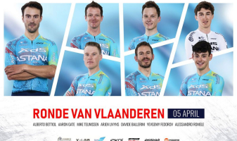 «Астана» объявила состав команды на «Тур Фландрии»