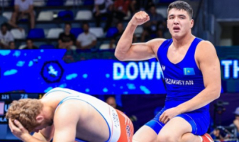 Казахстанец стал призером чемпионата Азии по вольной борьбе в Бишкеке