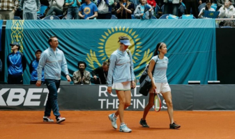 Первая ракетка Казахстана выступила с обращением после выхода на чемпионат мира