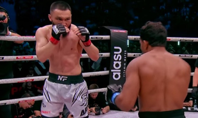 Жуман Жумабеков нокаутом выиграл главный бой