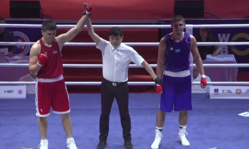 Видео поражения Сагындыка Тогамбая от узбекистанца в полуфинале ЧА-2026