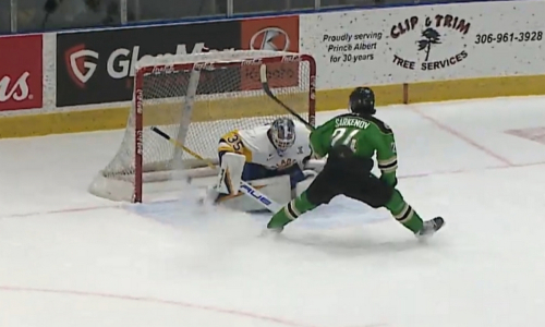 Казахстанский хоккеист забросил шайбу в матче за канадский клуб