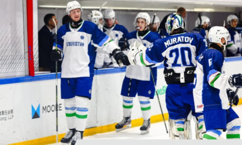 Узбекистан забросил 20 шайб в третьем матче чемпионата мира по хоккею