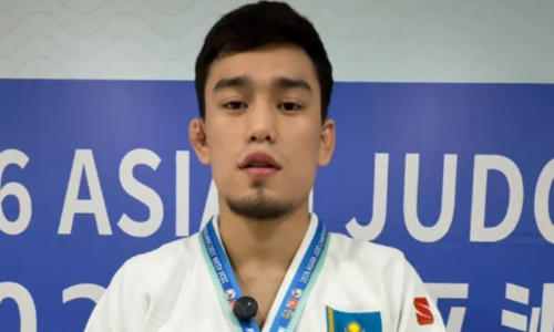 Дзюдоист из Казахстана озвучил цели после «золота» ЧА-2026