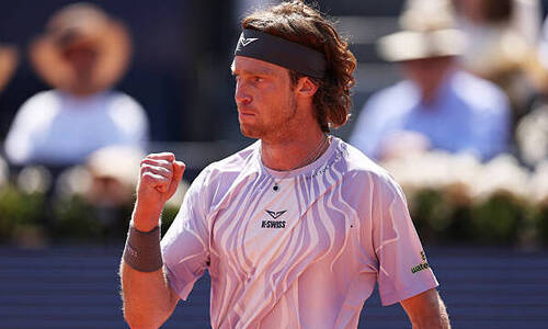 Российский теннисист Рублев вышел в финал турнира в Барселоне