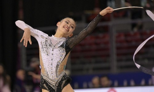 Казахстанская гимнастка завоевала медаль на этапе Кубка мира в Баку