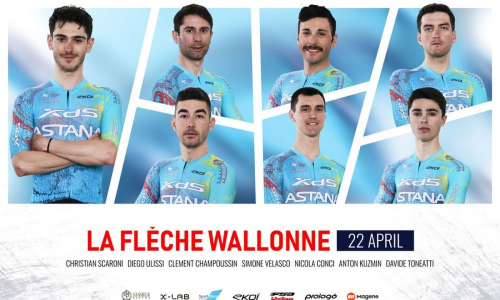 «Астана» объявила состав на гонку «Флеш Валлонь»