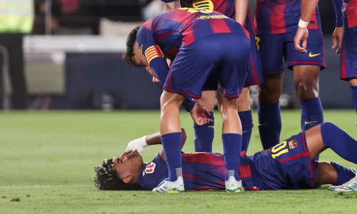 Ханси Флик прокомментировал травму Ламина Ямаля