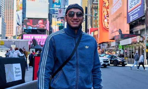 Ризабек Айтмухан встретился в США с бойцом UFC Колби Ковингтоном. Фото