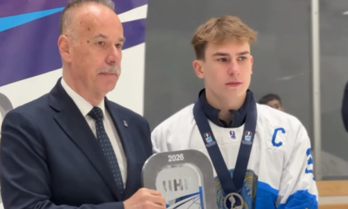 Казахстан наградили на юношеском чемпионате мира по хоккею