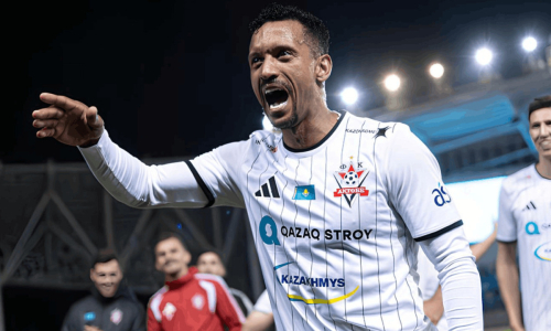 Нани эмоционально отреагировал на дебют на домашнем стадионе в Актобе. Видео