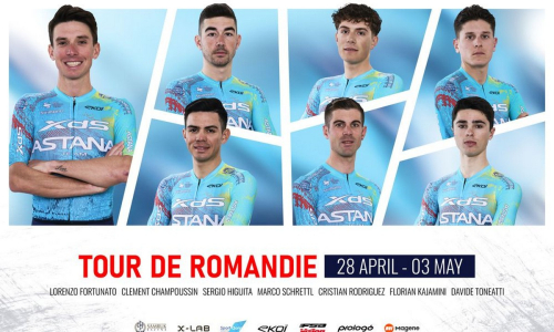 «Астана» представила состав команды на «Тур Романдии»