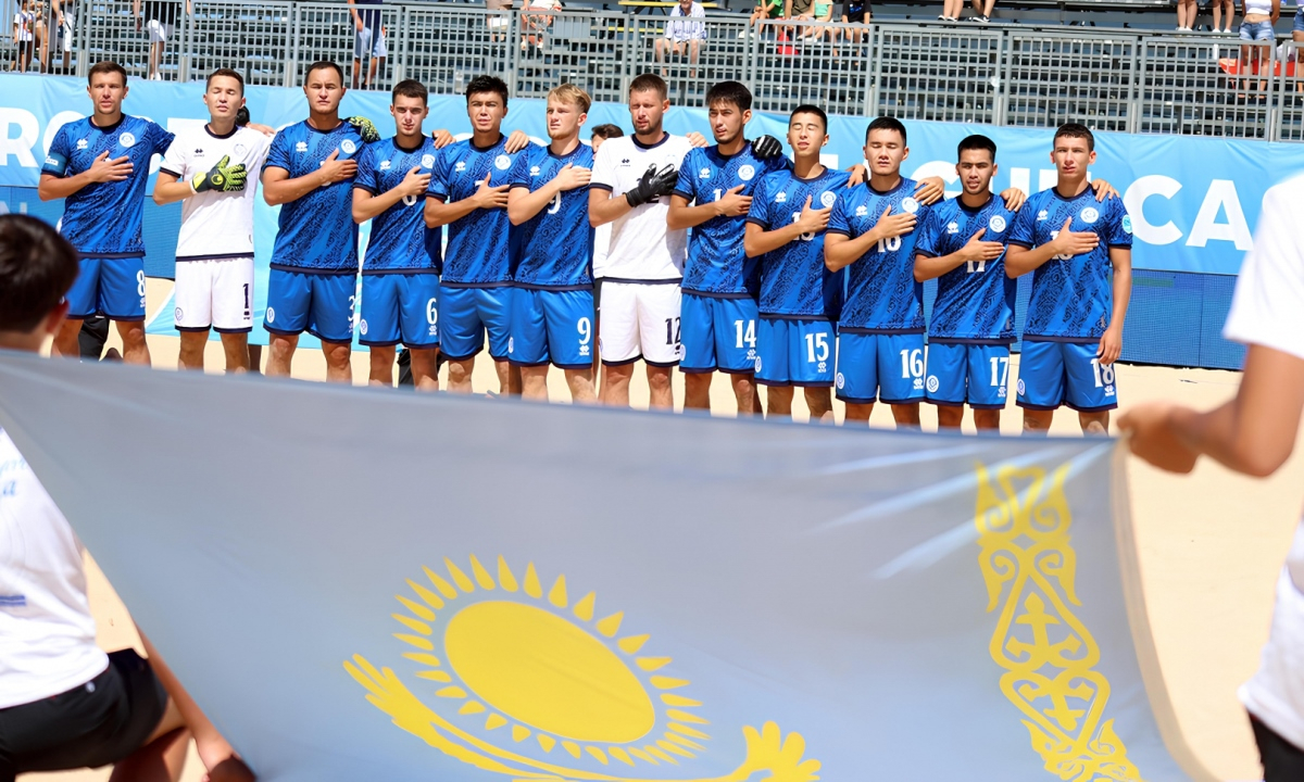Сборная Казахстана по пляжному футболу выступит в элитном дивизионе Евролиги
