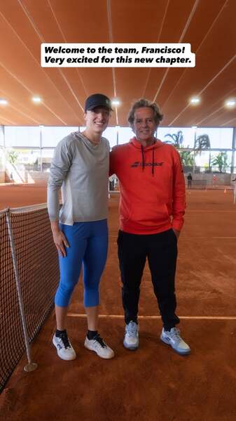 Ига Швентек объявила имя нового тренера