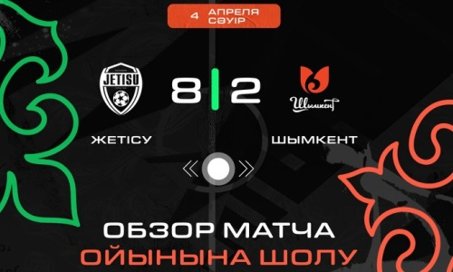 Видеообзор матча со счетом 8:2 в чемпионате Казахстана