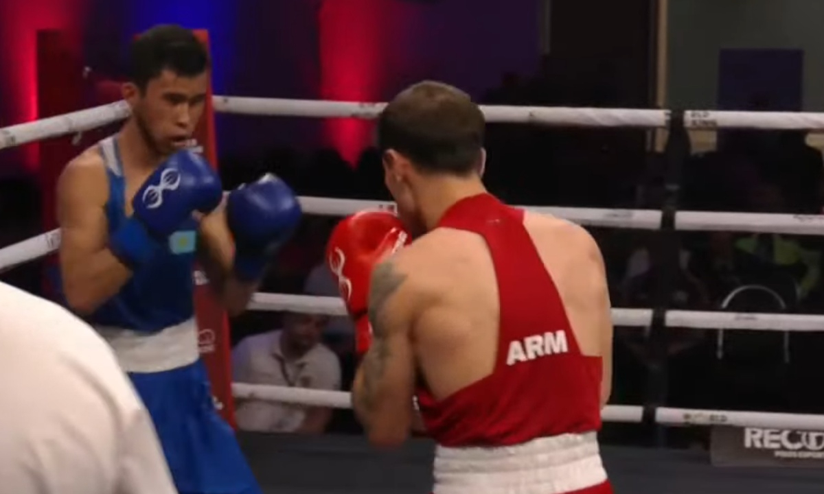 В Армении отреагировали на победу Саргсяна над Кенжебеком на Кубке мира по боксу