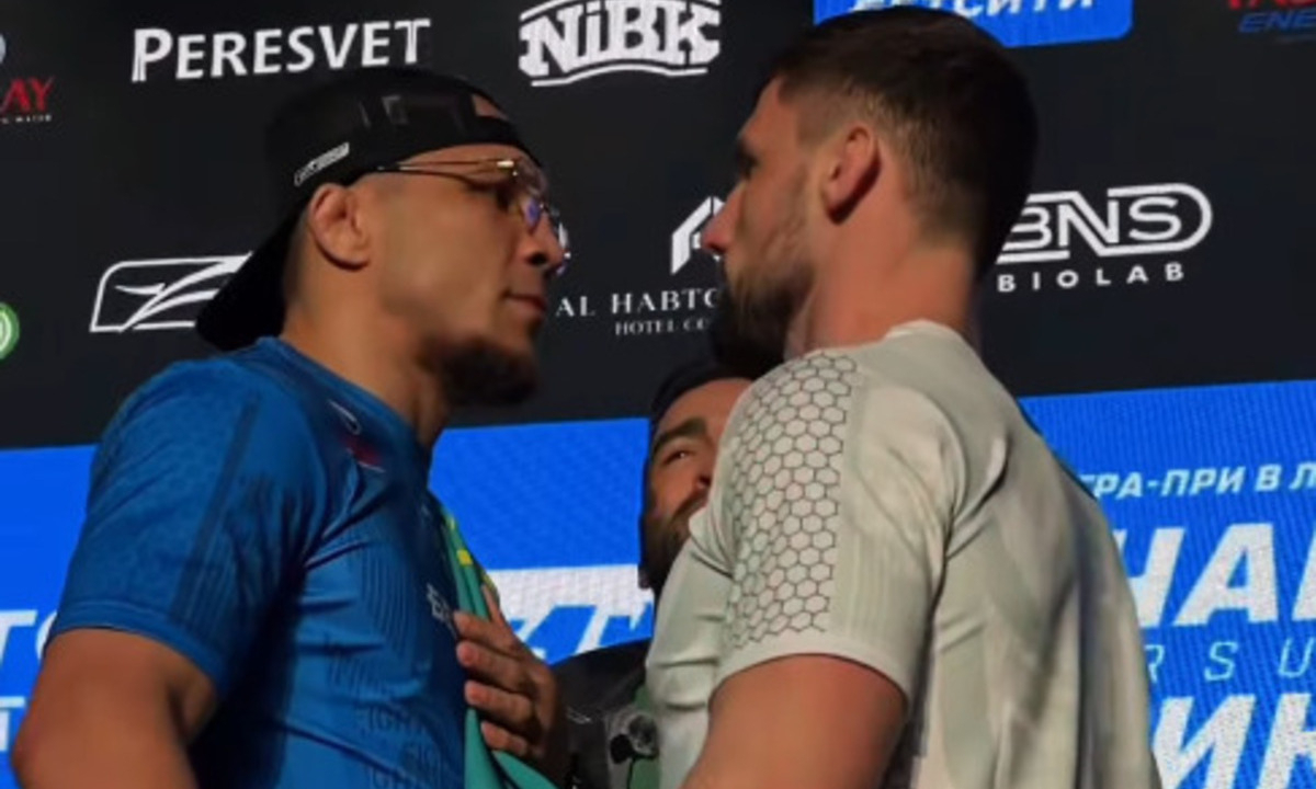 Фаниль Рафиков провел дуэль взглядов перед реваншем в России. Видео