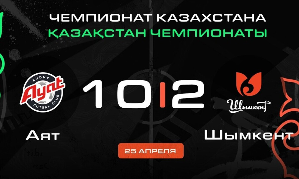 Видеообзор матча чемпионата Казахстана «Аят» — «Шымкент» 10:2