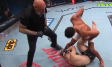 Непобежденный боец Марван Рахики нокаутом дебютировал в UFC. Видео