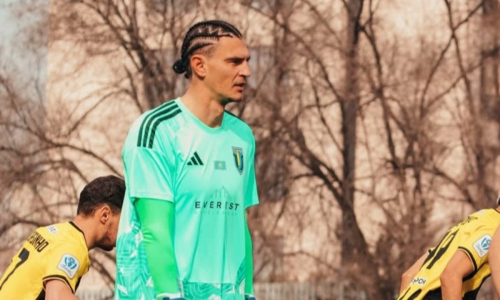 Голкипер «Жетысу» Степан Сикач не признал поражение от «Жениса» в КПЛ