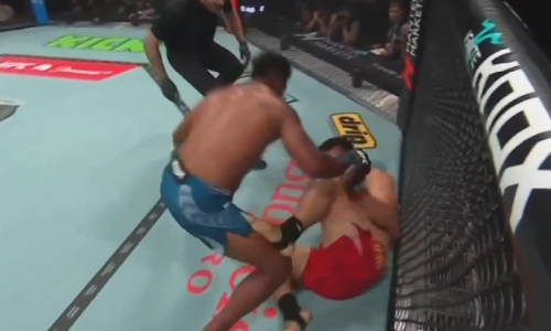 Американец Менифилд нокаутировал китайца в соглавном бою UFC в Макао. Видео