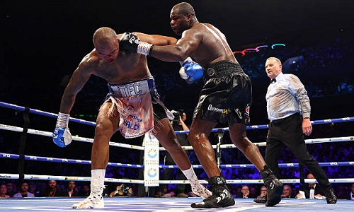 Видео нокаута в бою Уордли — Дюбуа за титул WBO