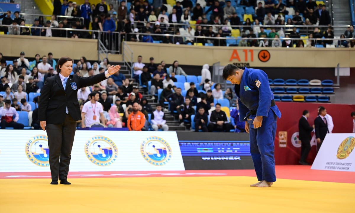 Дзюдоисты Байкамуров и Берликаш вышли в финал Grand Slam в Астане