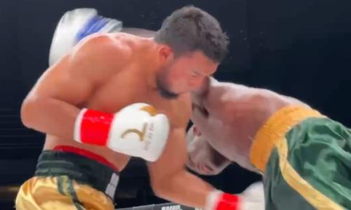 Нурислом Исмоилов нокаутом в последнем раунде завоевал пояс WBC. Видео