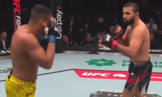 Азербайджанец Абдуллаев победил нокаутом в первом бою турнира UFC в Баку. Видео