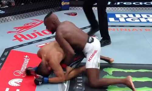 Манель Капе нокаутировал Кёдзи Хоригути в главном бою UFC. Видео