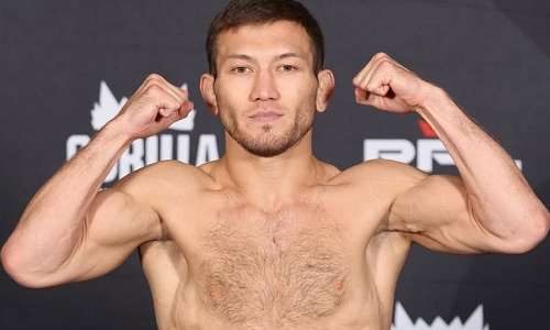 Саламат Исбулаев прошел взвешивание перед главным боем в лиге PFL