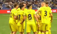 «Астана» выигрывает у «Динамо Сити» после первого тайма