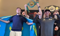Евгений Павлов провел дуэль взглядов перед боем в США за титул от WBC