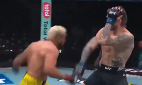 Райан Гандра нокаутировал Закари Риза на UFC 329. Видео