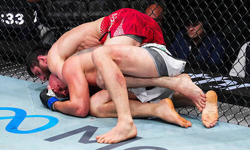 Анкалаев деклассировал Гуськова и оформил нокаут в главном бою UFC