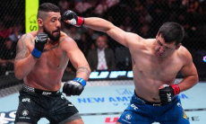 Видео полного боя Дияр Нургожай — Бруно Лопес с нокаутом в UFC