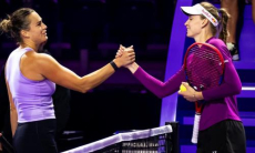 Елена Рыбакина и Арина Соболенко вышли на корт US Open. Видео