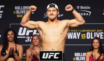Прямая трансляция четвертого боя казахстанца в UFC