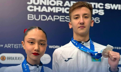 Казахстан выиграл историческое «серебро» на юношеском ЧМ-2026 по артистическому плаванию