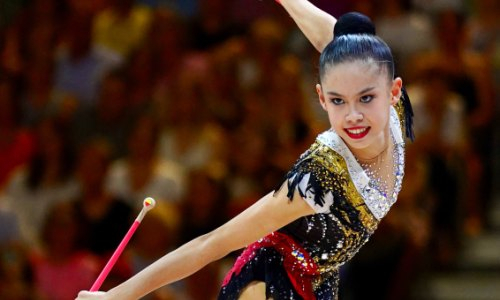 Казахстанская гимнастка Ерекешева вошла в пятерку лучших на чемпионате мира во Франкфурте