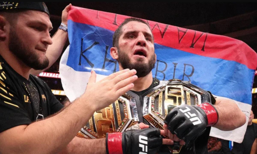 Ислам Махачев объяснил появление флага России после рекордной победы в UFC